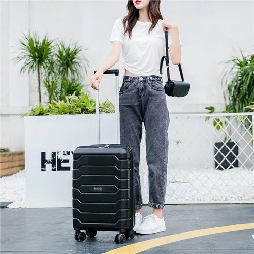 Designer Suitcase w/ Lock