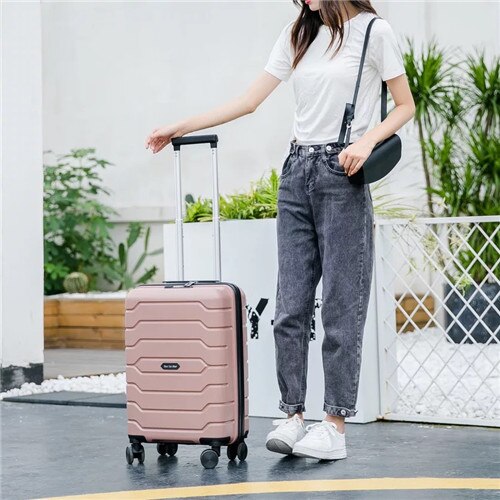 Designer Suitcase w/ Lock