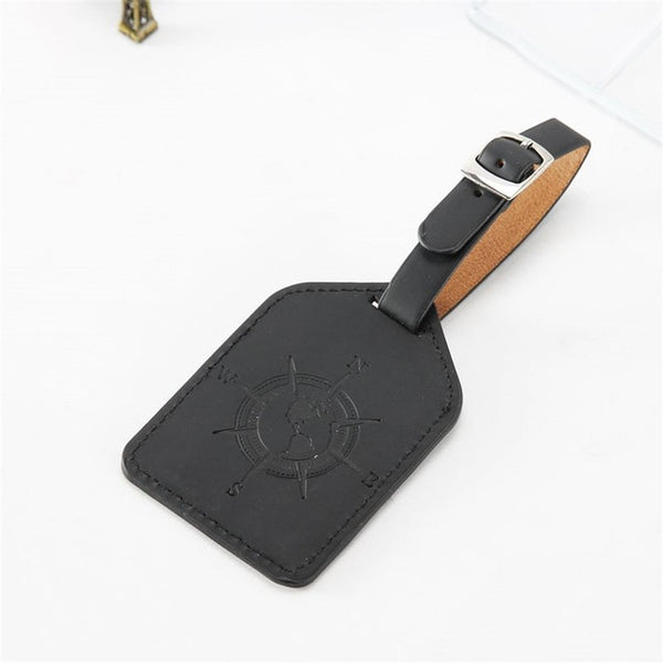 Suitcase Luggage Tag - Authentic Leather