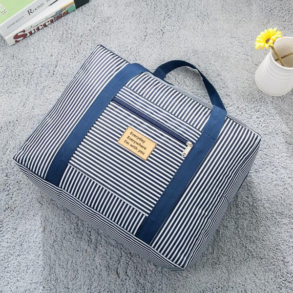 Striped Duffle Bag