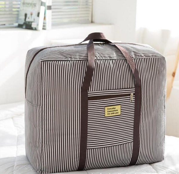 Striped Duffle Bag